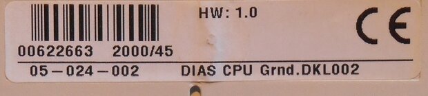 DIAS DKL 002 CPU base module DKL002