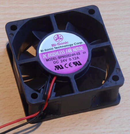 Bi-sonic BP602524H-03 Square Fan server 24V DC 0.12A