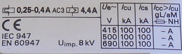 Allen Bradley CAT 140-MN-0040 motorstarter