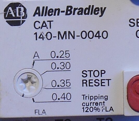 Allen Bradley CAT 140-MN-0040 motorstarter
