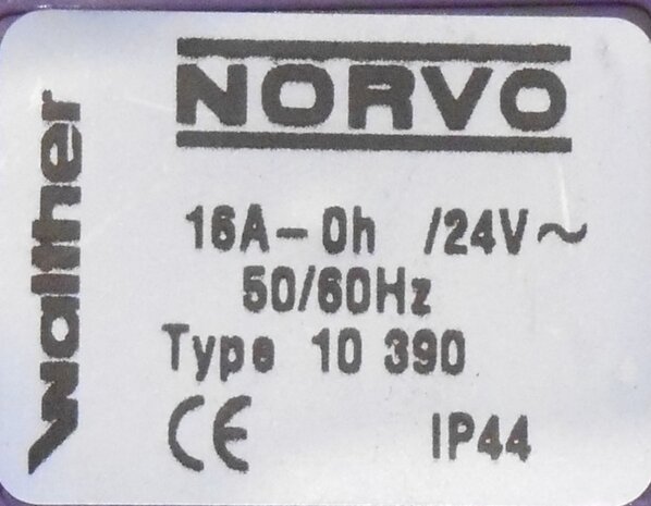 Walther 10390 contrastekker 3/16A, 16A 3P 24V 0h IP44