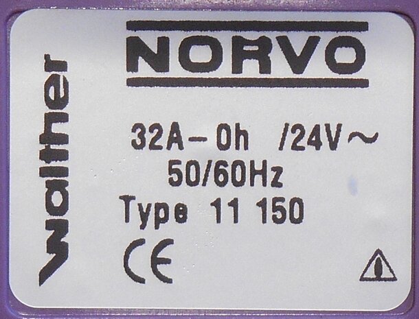 Walther 11150 wandcontactdoos 3/32A, 32A 3P 24V 0h IP44