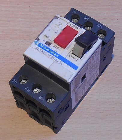 Telemecanique GV2ME03 Motor protection switch range 0.25-0.40A
