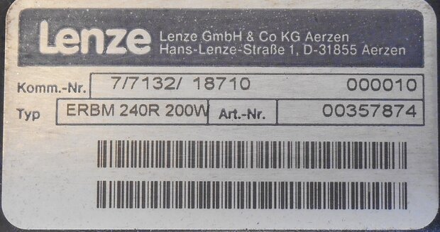 Lenze ERBM 240R Brake resistor 200W