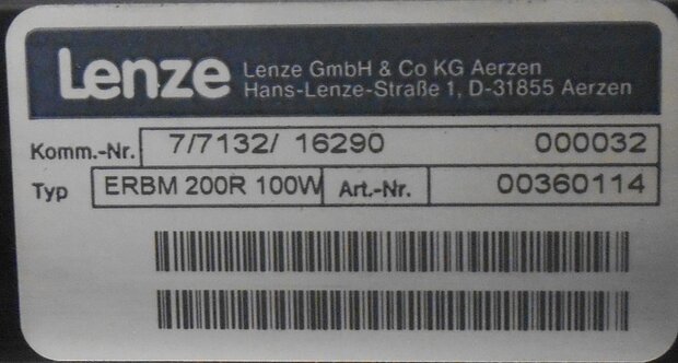 Lenze ERBM 200R Brake resistor 100W
