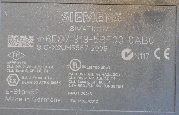 Siemens 6ES7 313-5BF03-0AB0 (6ES73135BF030AB0) PLC CPU313C simatic S7-300