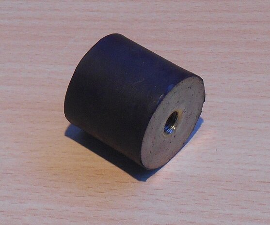Vibration damper type E 30x40mm M8 damper (3 pieces)