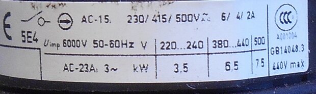 Moeller T0-4-8213 Lastschakelaar 4P 20A schakelaar