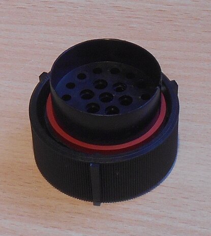 Schlemmer 7811217 plug penholder black 21 pol. Pin contact