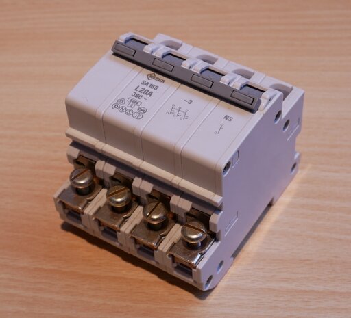Weber SA168 circuit breaker L20A 3P+NS 380V 20A