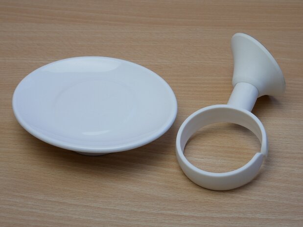 Handicare LI2633000602 soap dish with holder, white LI2633.0006-02