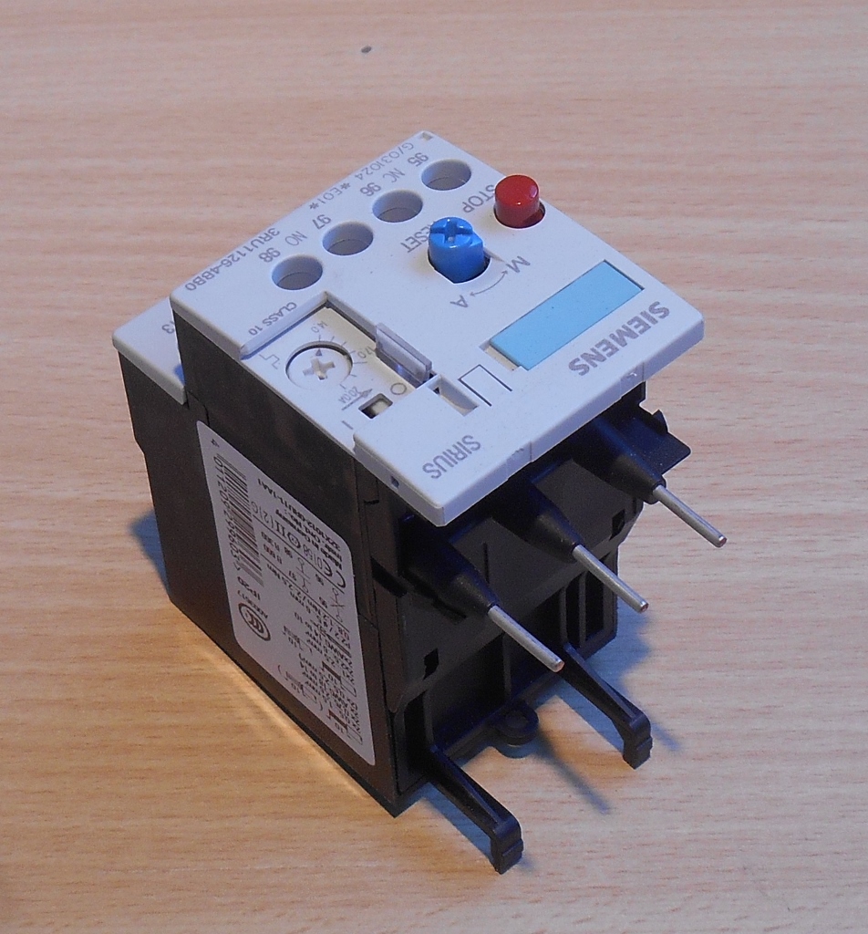 Siemens 3ru1126-4bb0 Thermal Overload Relay 20a Max for sale online 