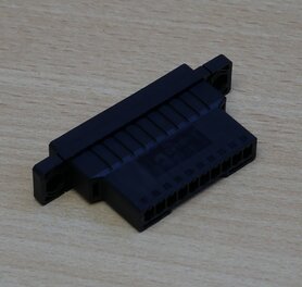 TE 1-178802-8 Rechthoekige connector 10P Behuizing Stekker Zwart 0,150" (3,81mm)